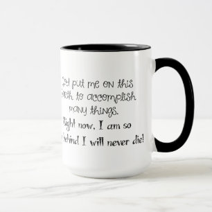 Werden Sie die nie sarkastische Kaffee-Tasse Tasse
