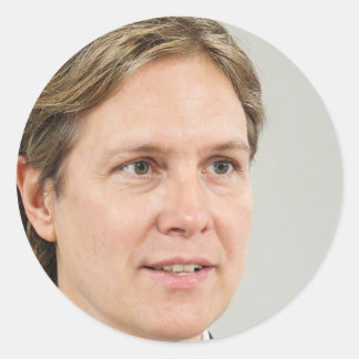 Werden Sie die Veränderung, die Sie sehen möchten Runder Aufkleber