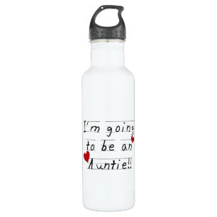 Werden Sie ein Tante Kid Print Tshirts und Edelstahlflasche