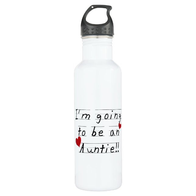 Werden Sie ein Tante Kid Print Tshirts und Edelstahlflasche (Vorderseite)