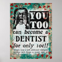 Werden Sie ein Zahnstocher - Funny Vintage Ad