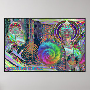 Werden Sie eins mit dem Universe Poster