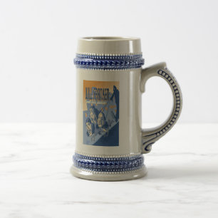 Werden Sie Franken viel Glück-Bier Stein Bierglas