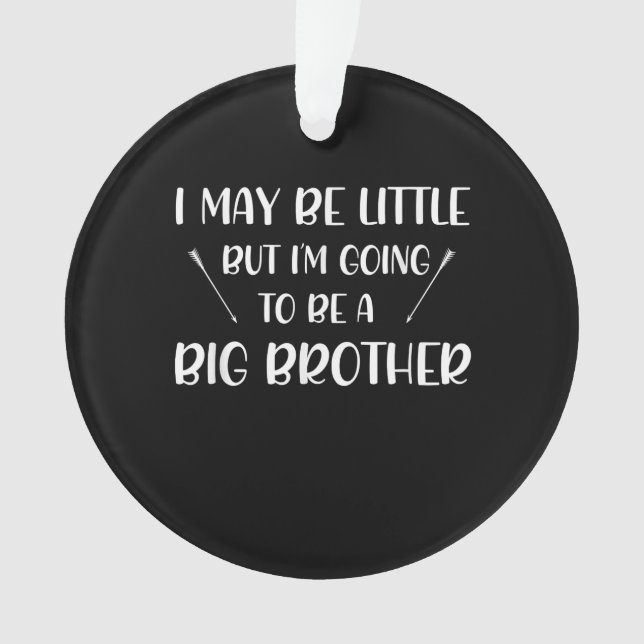 Werden Sie Großbruder Geschenkbrother Ornament (Vorderseite)