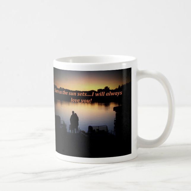 werden Sie immer Liebe Sie Kaffeetasse (Rechts)