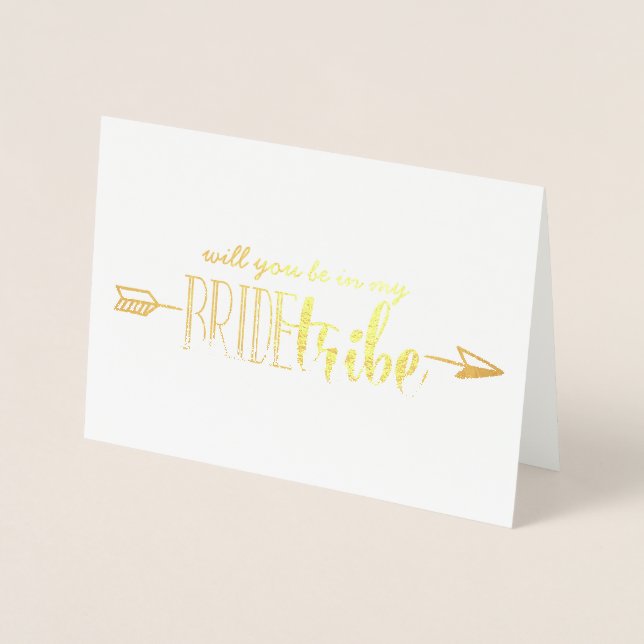 Werden Sie in meiner Bribe-Stammkarte in Gold Foil Folienkarte (Vorderseite)