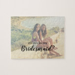 Werden Sie mein benutzerdefiniertes Foto für Bride<br><div class="desc">Werden Sie mein Bridesmaid Custom Foto Puzzle?</div>