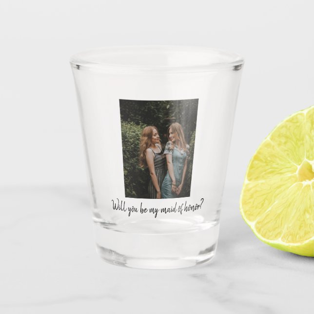 Werden Sie mein benutzerdefiniertes Foto für die T Schnapsglas (Vorderseite)