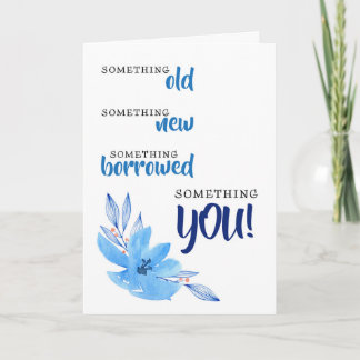 Werden Sie mein Blaues sein? Hochzeitskarte Einladung