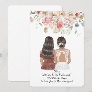 WERDEN SIE MEIN BRIDEMAID-VORSCHLAG SEIN? SAVE THE DATE