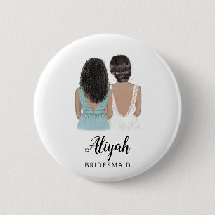 Werden Sie mein Bridesmaid-Abzeichen sein? Button