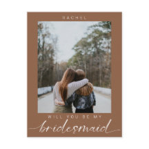 Werden Sie mein Bridesmaid Boho Chic Foto Modern