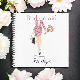 Werden Sie mein Bridesmaid-Vorschlag Fashion Chic Notizbuch