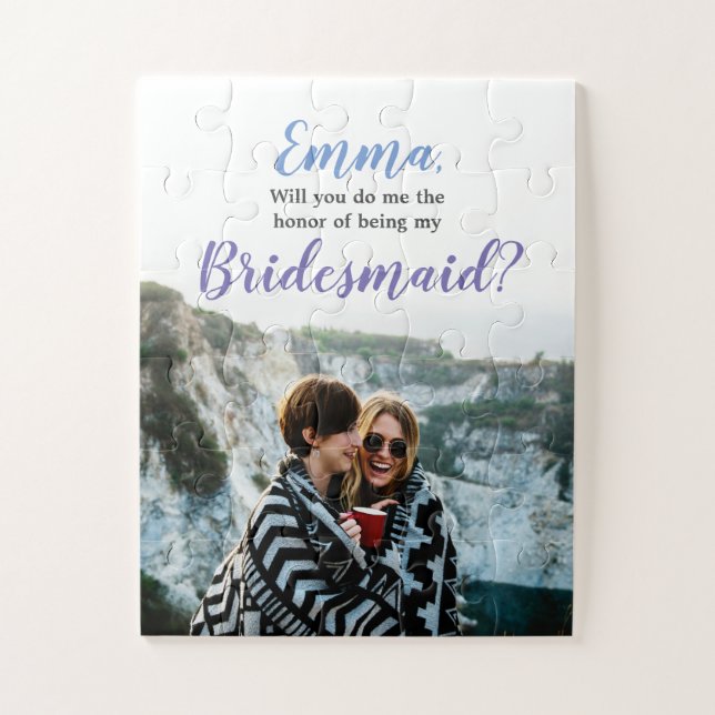 Werden Sie mein Bridesmaid-Vorschlag sein? | Moder (Vertikal)