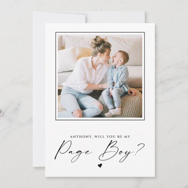 Werden Sie mein Foto für den Seitenjunge sein? (Vorderseite)