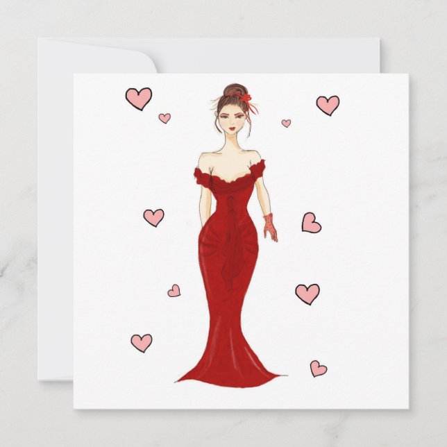 Werden Sie mein gf sein, Abbildung? Karte (Vorderseite)