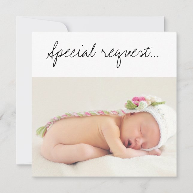 Werden Sie mein "God Parents Baby" mit Hut sein? Karte (Vorderseite)