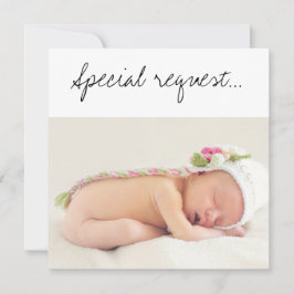 Werden Sie mein "God Parents Baby" mit Hut sein? Karte