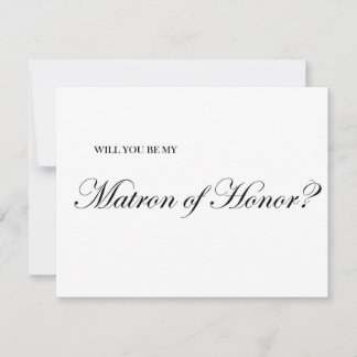 Werden Sie mein "Matron of Honorar"-Empfehlungskar Karte
