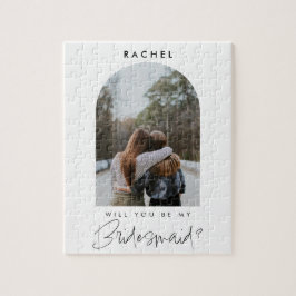 Werden Sie mein Minimalistisches Foto von Bridesma