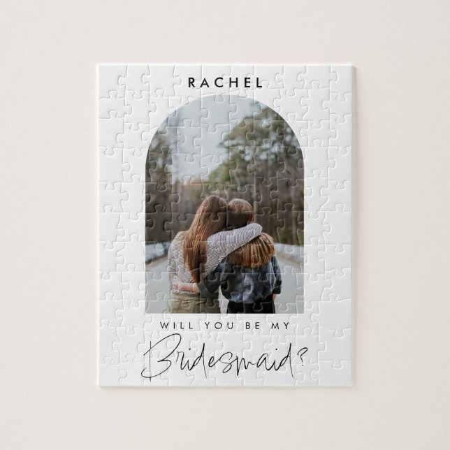 Werden Sie mein Minimalistisches Foto von Bridesma (Vertikal)
