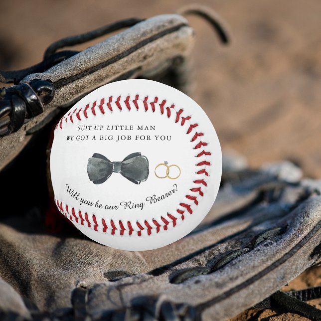 Werden Sie mein "Ring Bearer"-Vorschlag sein? Baseball (Von Creator hochgeladen)