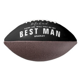 Werden Sie mein TRAUZEUGE sein, der einen Personal Football