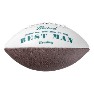 Werden Sie mein TRAUZEUGE sein, der einen Personal Football