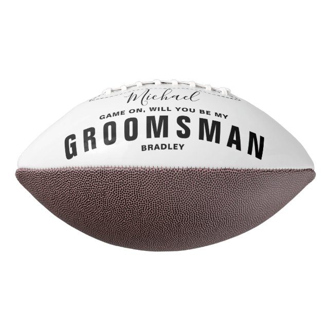 Werden Sie mein TRAUZEUGE sein, der einen Personal Football (Gedreht 270)