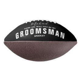 Werden Sie mein TRAUZEUGE sein, der einen Personal Football