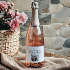 Werden Sie mein Trauzeugin Vorschlag Custom Foto