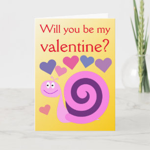 "Werden Sie mein Valentin sein?" + Glücklich, läch Feiertagskarte