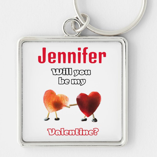 Werden Sie mein Valentin sein? Schlüsselanhänger (Von Creator hochgeladen)