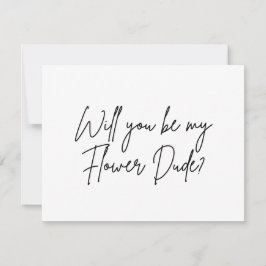 Werden Sie mein Vorschlag für Blume Typ? RSVP Karte