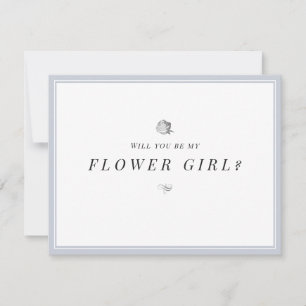 Werden Sie meine Blume Blumenweibchen-Minimalistin Einladung