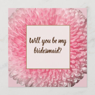 Werden Sie meine Blumenmädchenkarte sein? Einladung