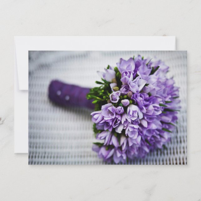 Werden Sie meine Bridesmaid Bouquet-Einladung sein Einladung (Vorderseite)
