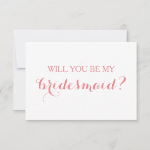 Werden Sie meine Bridesmaid-Card-Brautparty-Karte  Einladung