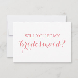 Werden Sie meine Bridesmaid-Card-Brautparty-Karte  Einladung