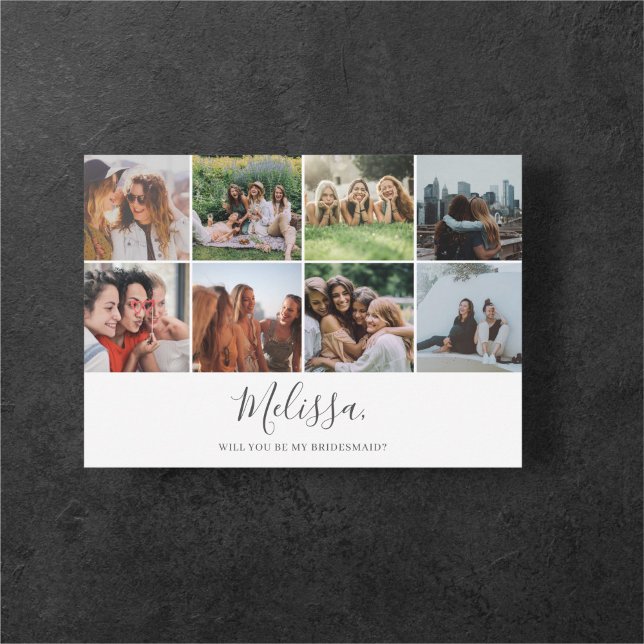 Werden Sie meine Bridesmaid-Fotosammlung sein? Einladung (Von Creator hochgeladen)
