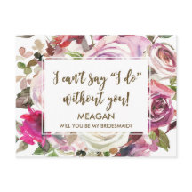 Werden Sie meine Bridesmaid-Karte personalisiert s