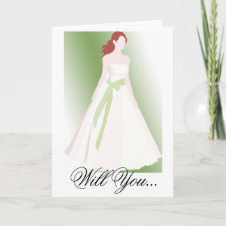 Werden Sie meine Bridesmaid-Karte sein? Einladung