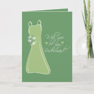 "Werden Sie meine Bridesmaid sein?" Einladung