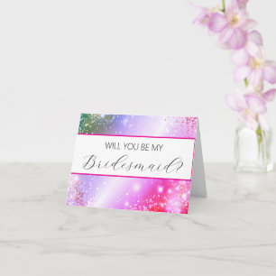 Werden Sie meine Bridesmaid-Vorschlagskarte sein? Karte