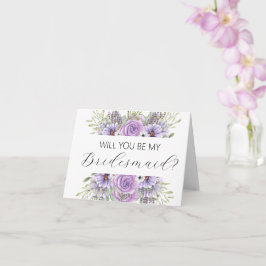 Werden Sie meine Bridesmaid-Vorschlagskarte sein? Karte