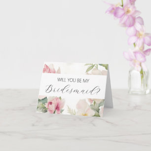 Werden Sie meine Bridesmaid-Vorschlagskarte sein? Karte