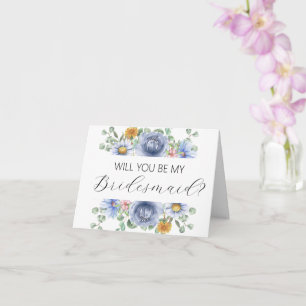Werden Sie meine Bridesmaid-Vorschlagskarte sein? Karte