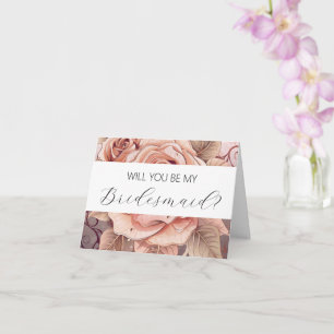 Werden Sie meine Bridesmaid-Vorschlagskarte sein? Karte