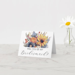 Werden Sie meine Bridesmaid-Vorschlagskarte sein? Karte