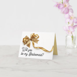 Werden Sie meine Bridesmaid-Vorschlagskarte sein? Karte
